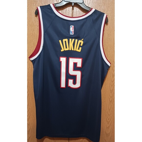 Nikola Jokic (Nike)-(Nuggets)-(Blue)-(Jersey)-(New Condition)-(Size-L)-$95.00 - Picture 7 of 9
